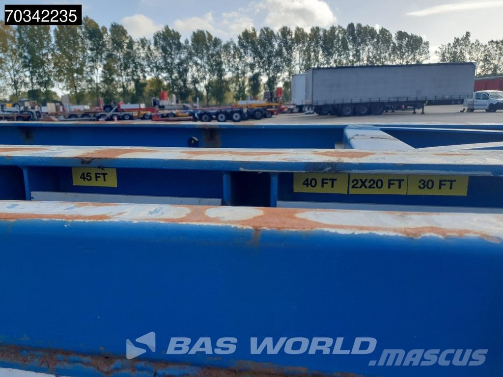 Renders - Has 3 axles Liftachse Mutl 45ft Containertrailer