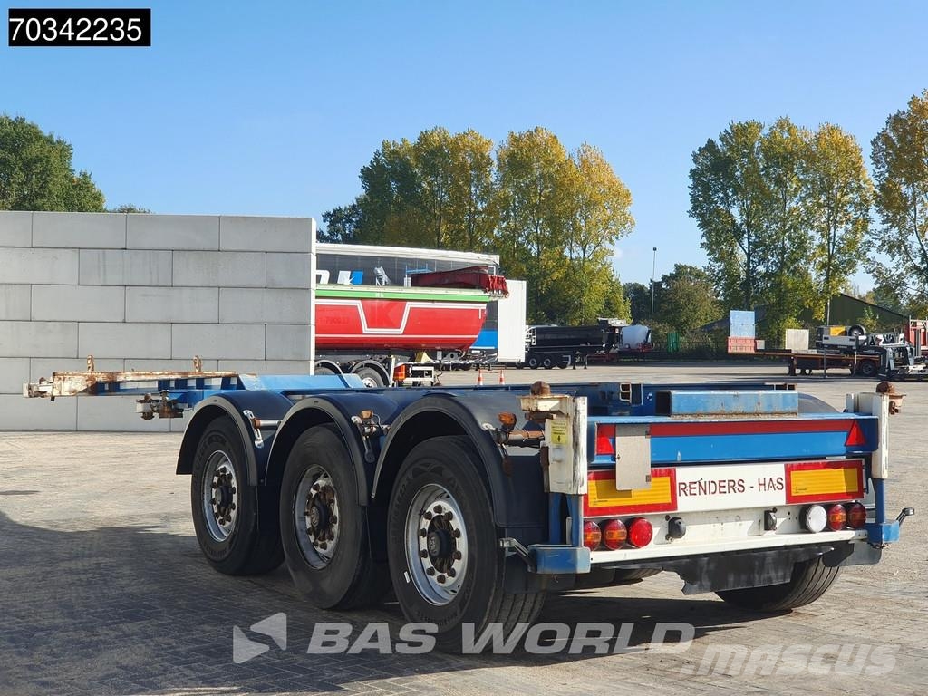 Renders - Has 3 axles Liftachse Mutl 45ft Containertrailer