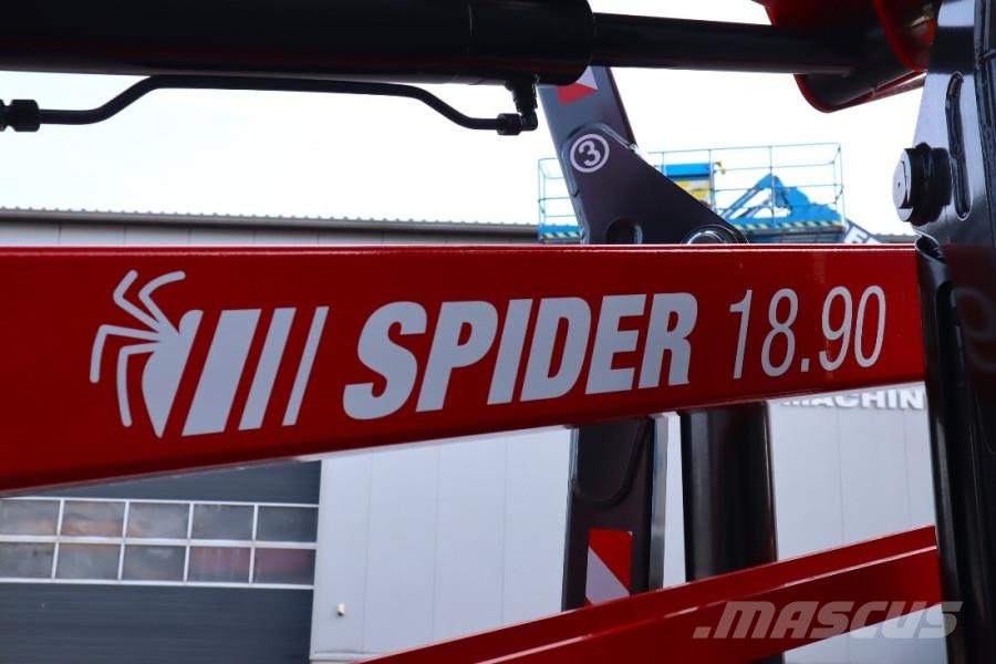 Platform Basket Spider 18.90 PRO CE Declaration, Valid inspection, Nacelles articulées