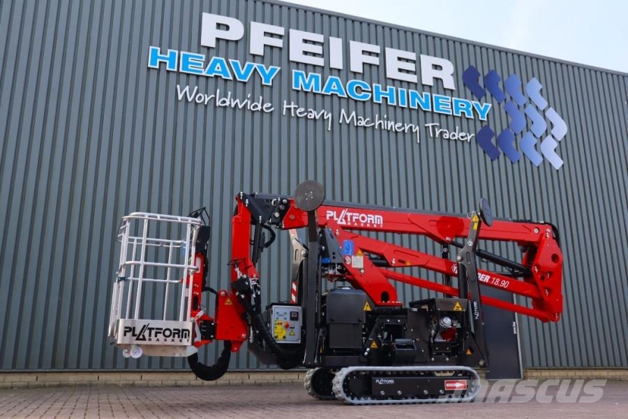 Platform Basket Spider 18.90 PRO CE Declaration, Valid inspection, Nacelles articulées