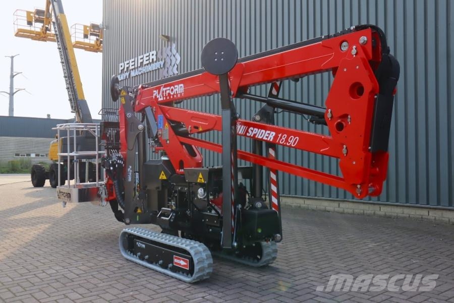 Platform Basket Spider 18.90 PRO CE Declaration, Valid inspection, Nacelles articulées
