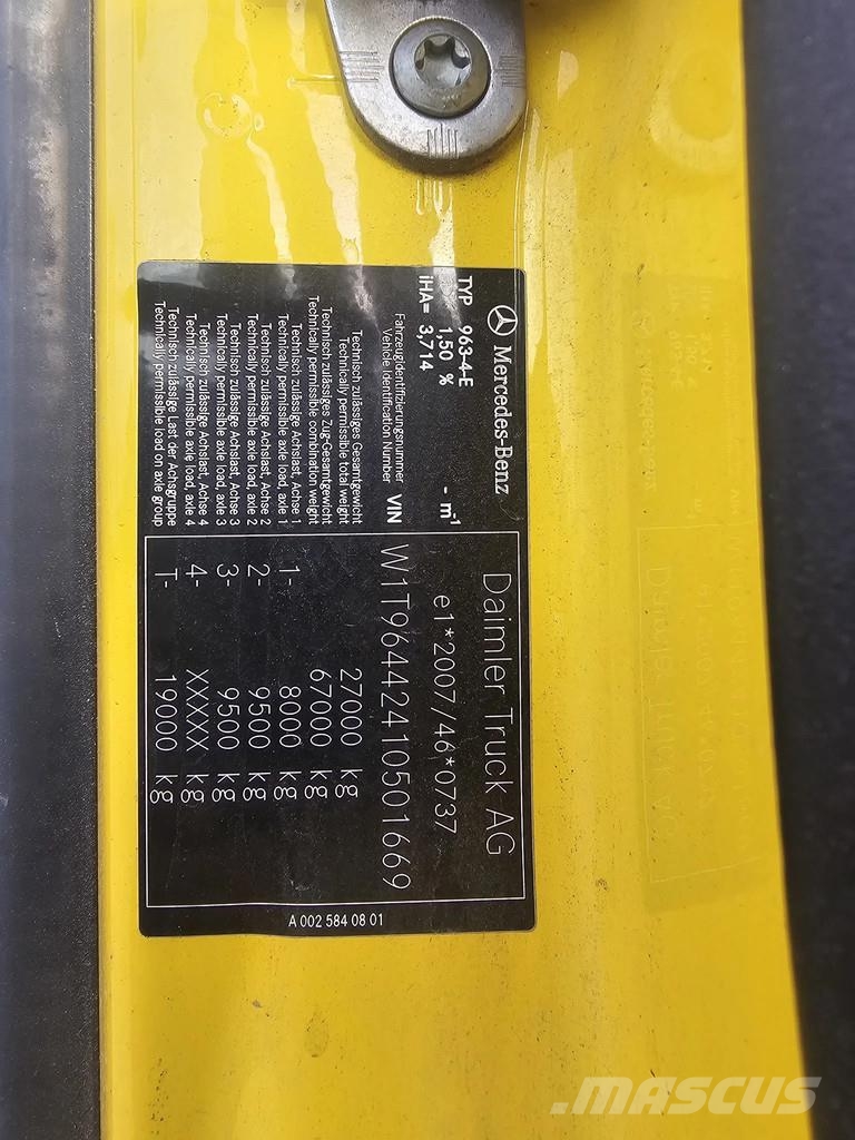 Mercedes-Benz Arocs 2646 6x4 - HUB reduction - Steel/Air - Low K Sattelzugmaschinen