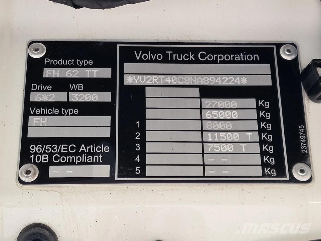 Volvo FH 13.500 Globetrotter XL 6x2 - PTO/Hydraulic - 3. Sattelzugmaschinen