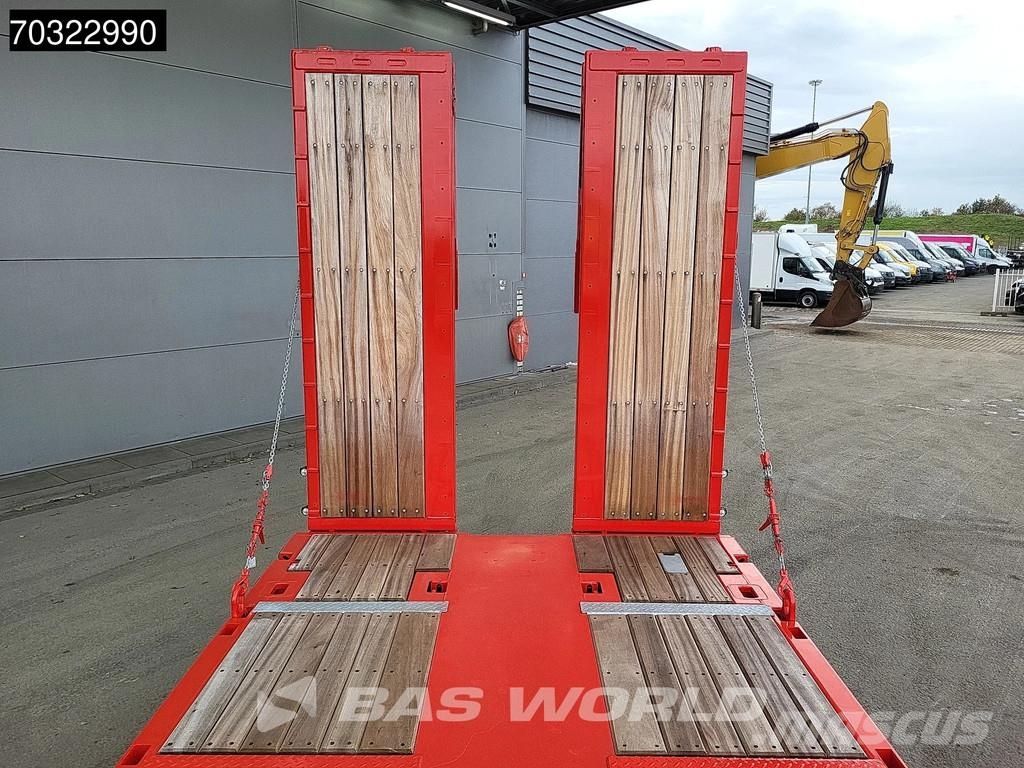 Kässbohrer LB3E 3 axles Steering+Lift Axle Extendable Ramps Semi-remorca agabaritica