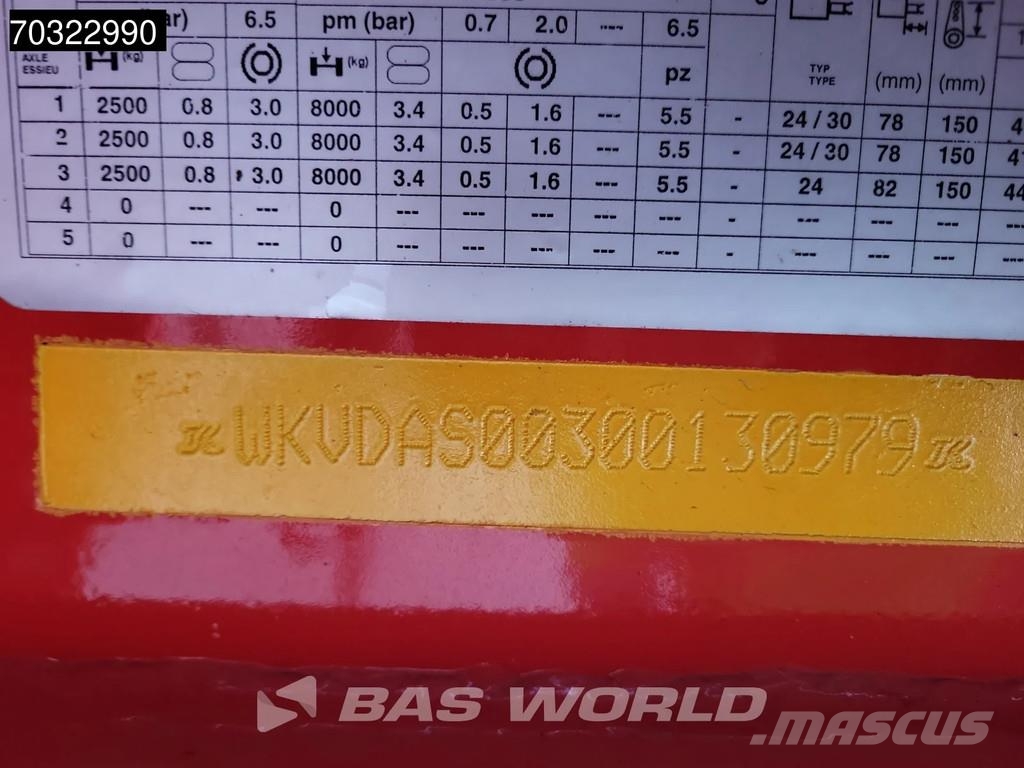Kässbohrer LB3E 3 axles Steering+Lift Axle Extendable Ramps Diepladers