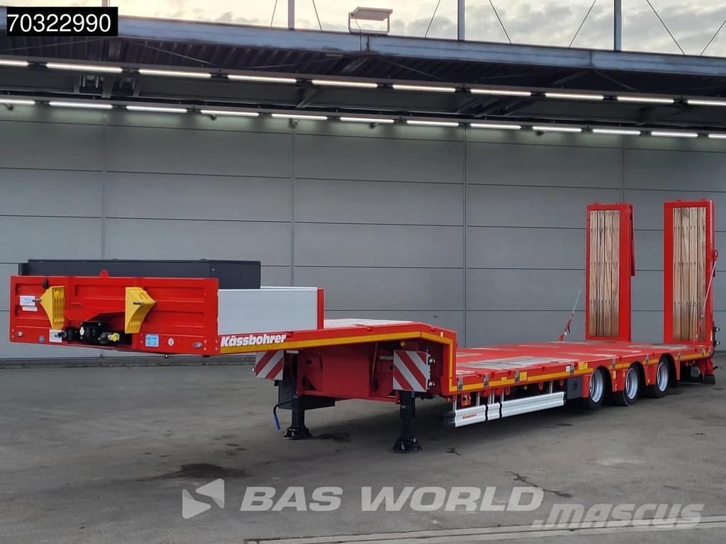 Kässbohrer LB3E 3 axles Steering+Lift Axle Extendable Ramps Diepladers