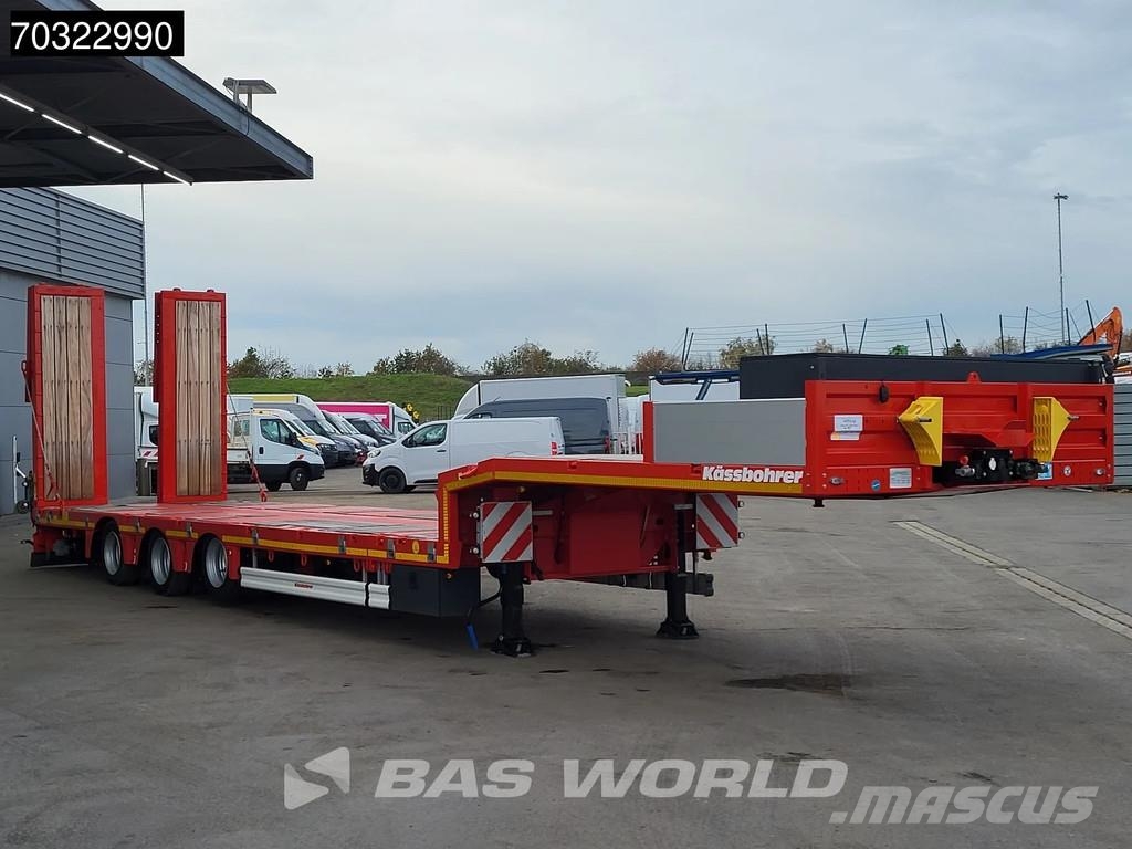 Kässbohrer LB3E 3 axles Steering+Lift Axle Extendable Ramps Diepladers