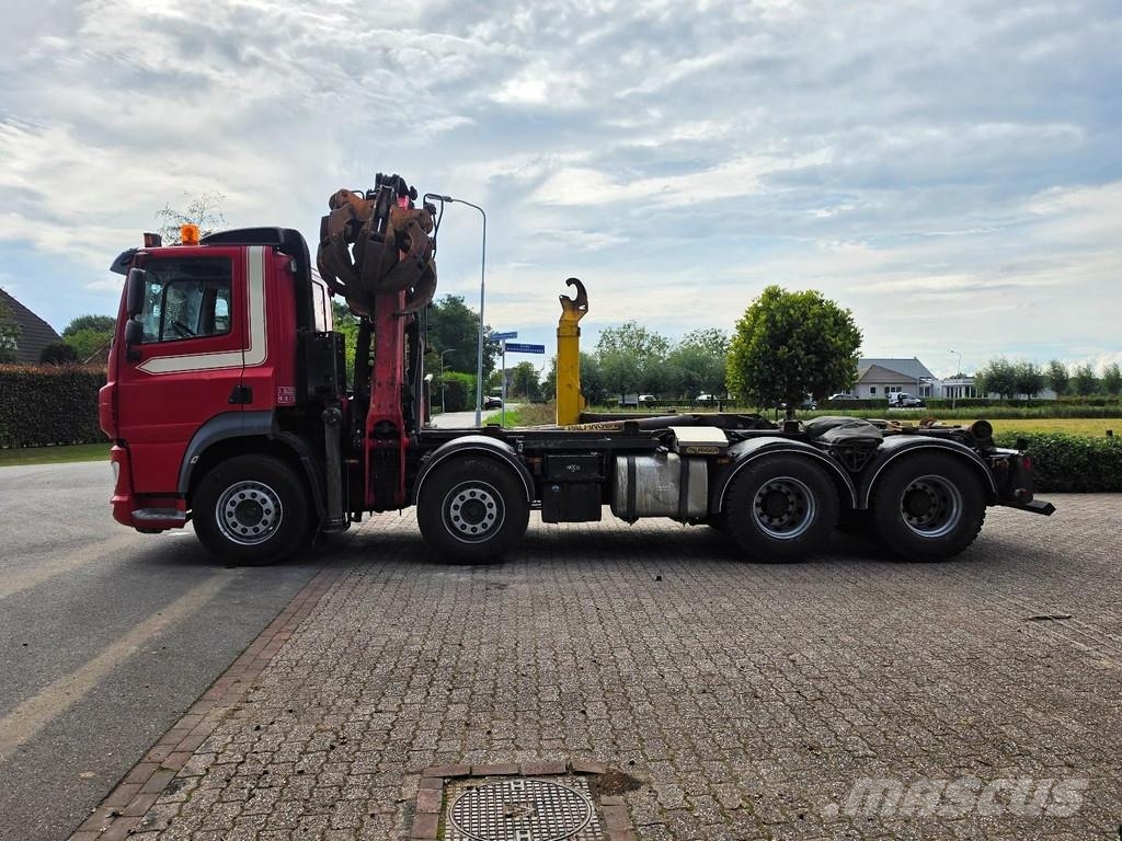 DAF CF 85 510 Palfinger Z crane. HOOK ARM!!2017!! META Camion con gancio di sollevamento