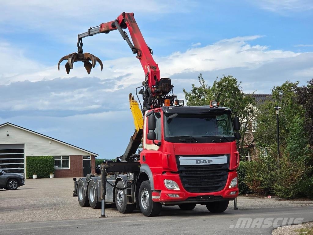 DAF CF 85 510 Palfinger Z crane. HOOK ARM!!2017!! META Camion con gancio di sollevamento