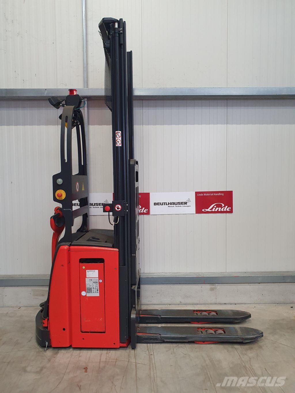Linde L16 L-Matic Stand-in stackers