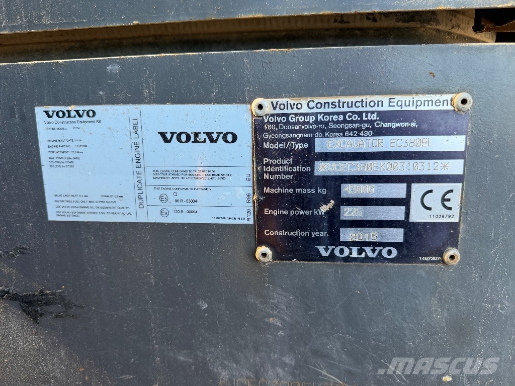 Volvo EC 380 EL Crawler excavators