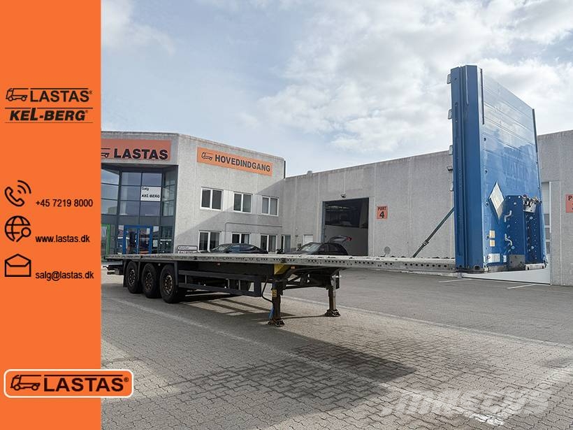 Schmitz 3 axle Flatbed / Flachbettauflieger Madelpoolhaagised