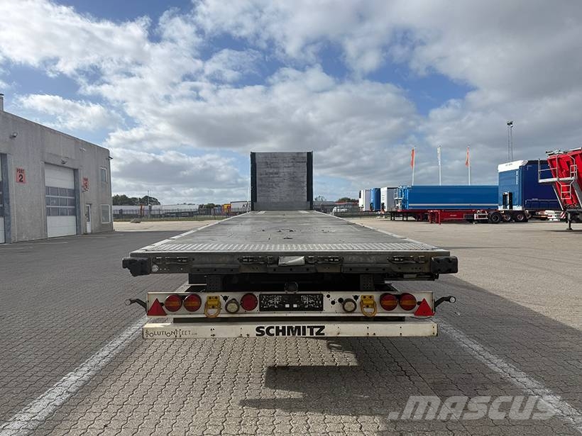 Schmitz 3 axle Flatbed / Flachbettauflieger Madelpoolhaagised