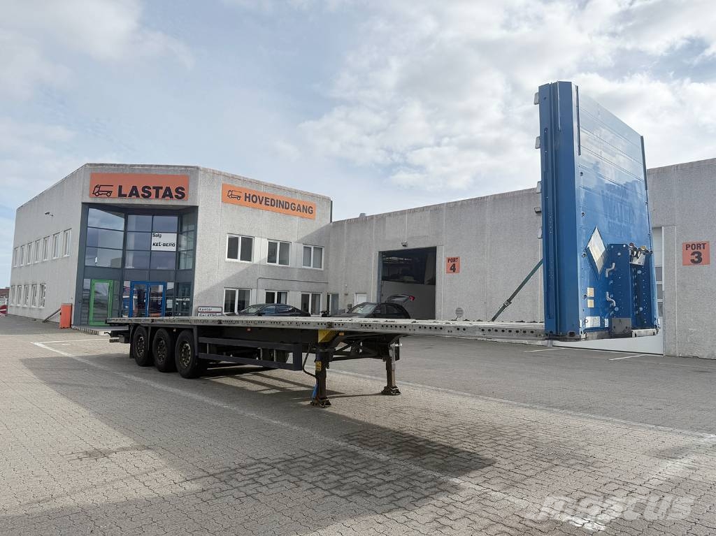 Schmitz 3 axle Flatbed / Flachbettauflieger Madelpoolhaagised
