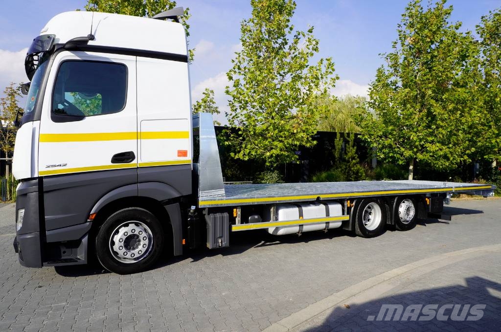 Mercedes-Benz Actros 2542 MP5 Low deck / NEW tow truck 9.4 m Flatbed lastbiler med spil