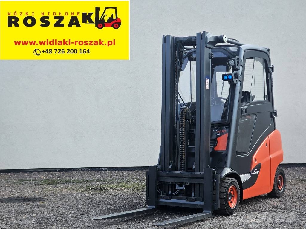 Linde H18T-01 Triplex Gasstapler