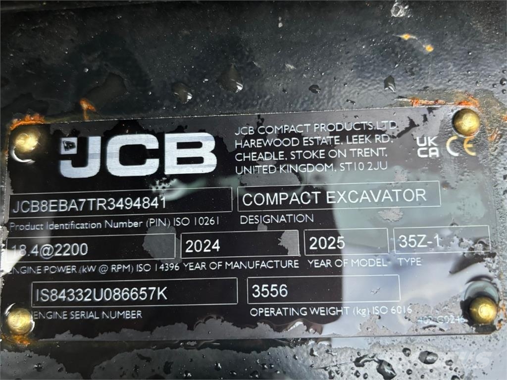 JCB 35Z-1 Minibagger < 7t