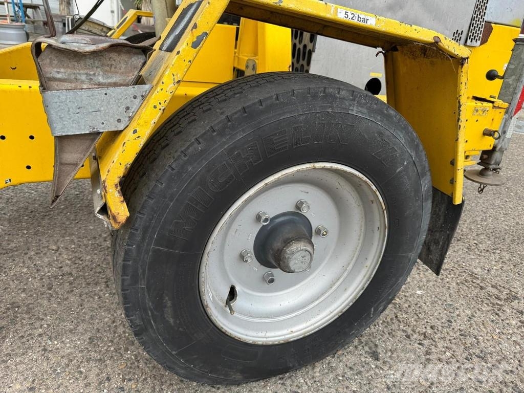 Paus 37 WH - LIFT 37 METER / 300 KG - TÜV UNTILL 07/202 Aanhanger hoogwerkers