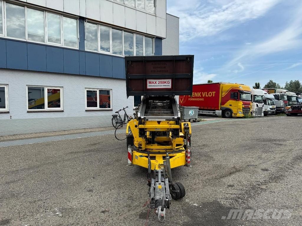 Paus 37 WH - LIFT 37 METER / 300 KG - TÜV UNTILL 07/202 المنصات الهوائية المثبتة على مقطورة