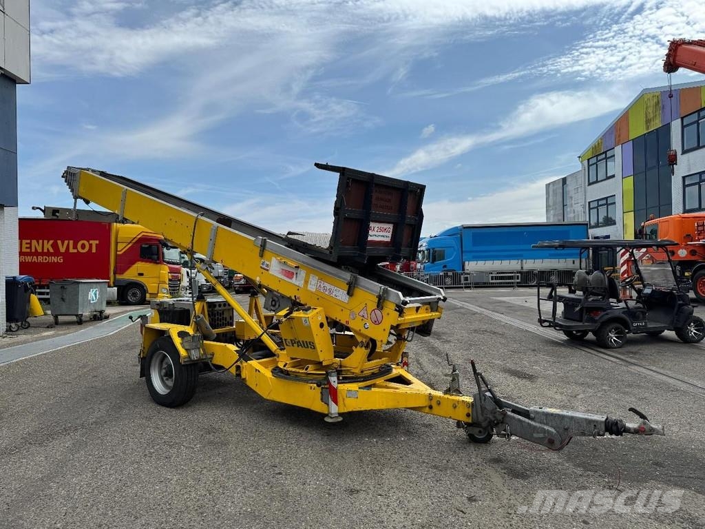 Paus 37 WH - LIFT 37 METER / 300 KG - TÜV UNTILL 07/202 Aanhanger hoogwerkers