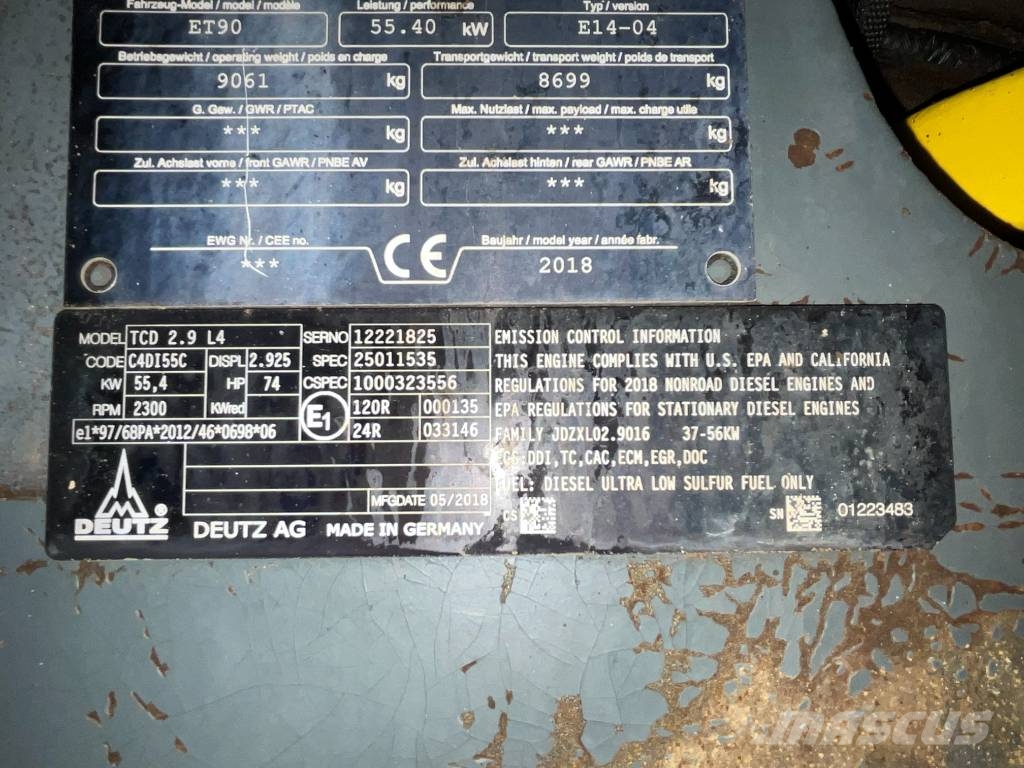 Neuson ET 90 Midi bageri 7t – 12t