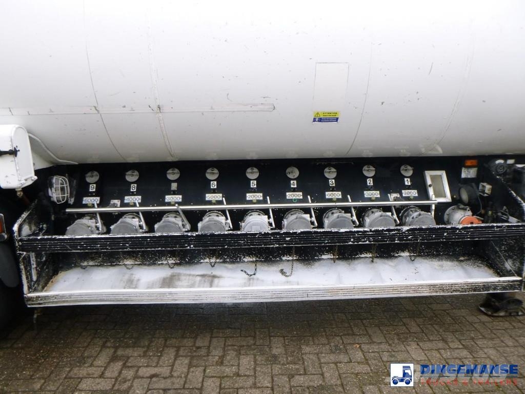 Merceron Fuel tank alu 39.9 m3 / 9 comp Tankopleggers