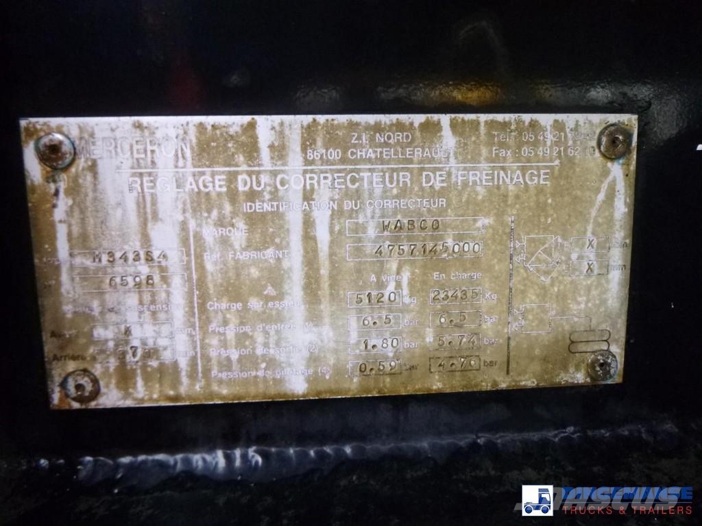 Merceron Fuel tank alu 39.9 m3 / 9 comp Tankopleggers