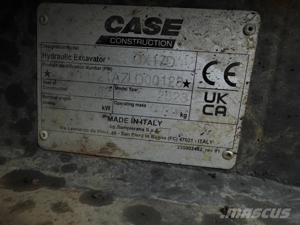 CASE CX 17 D Minibagger < 7t