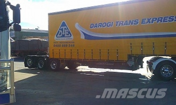 Freighter dropdeck 45ft Over all length Curtain sider semi-trailers