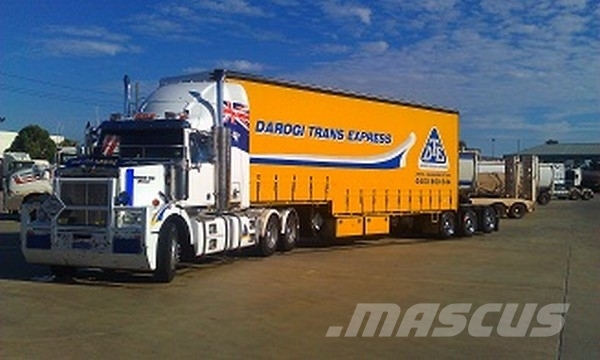 Freighter dropdeck 45ft Over all length Curtain sider semi-trailers