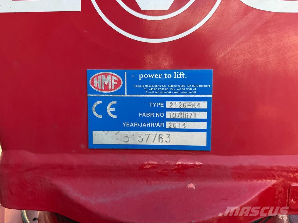 Volvo FH540 8X4/4 + RECODRIVE + HMF2120 + EURO6 Treileri ar āķi