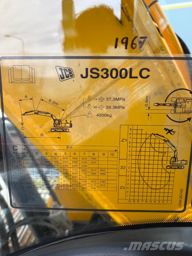 JCB JS 300 LC 4F - JS 300 - JS 330 大型油圧ショベル12t以上（パワーショベル・ユンボ）