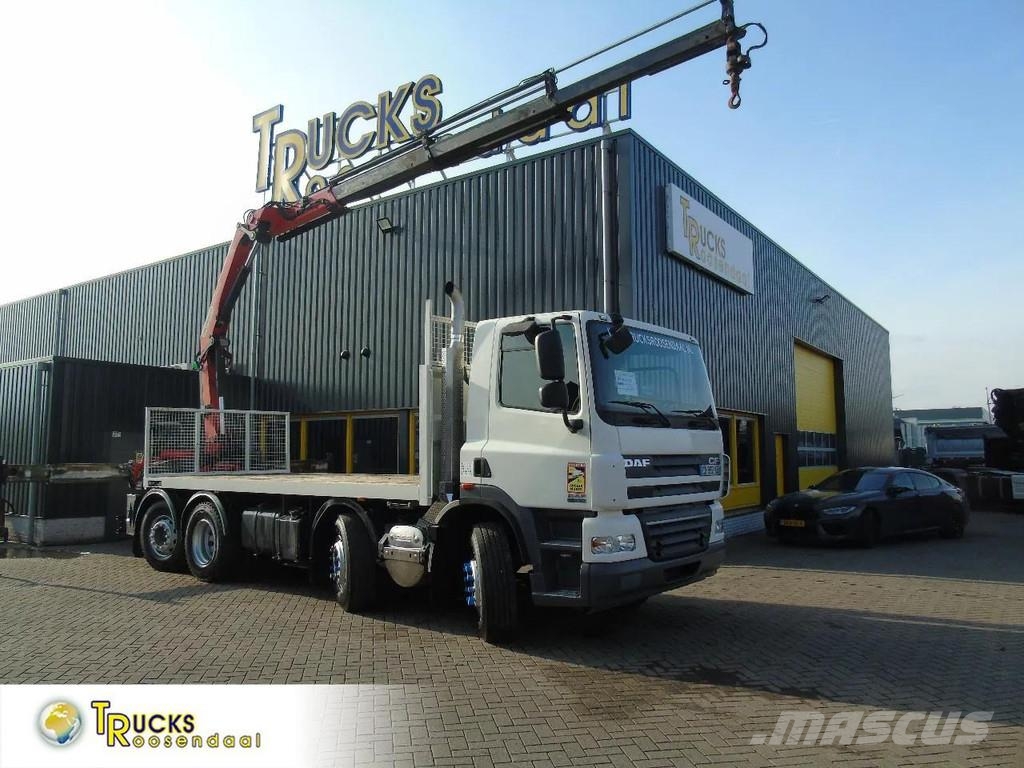 DAF CF 85.410 + 8X2 + PALFINGER 16002 +EURO 5 + REMOTE Grúas todo terreno
