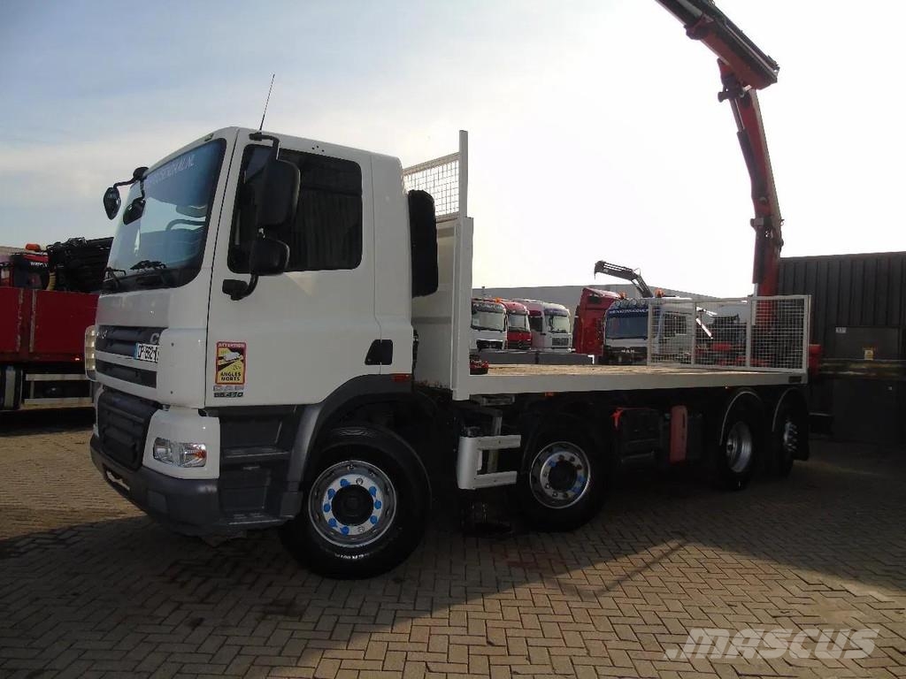 DAF CF 85.410 + 8X2 + PALFINGER 16002 +EURO 5 + REMOTE Grúas todo terreno