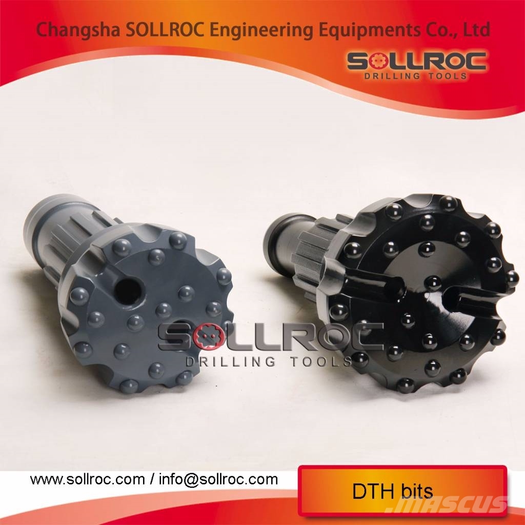 Sollroc DTH bit DHD360, COP64, M60, SD6, QL60 Комплектуючі і запасні частини для бурових установок