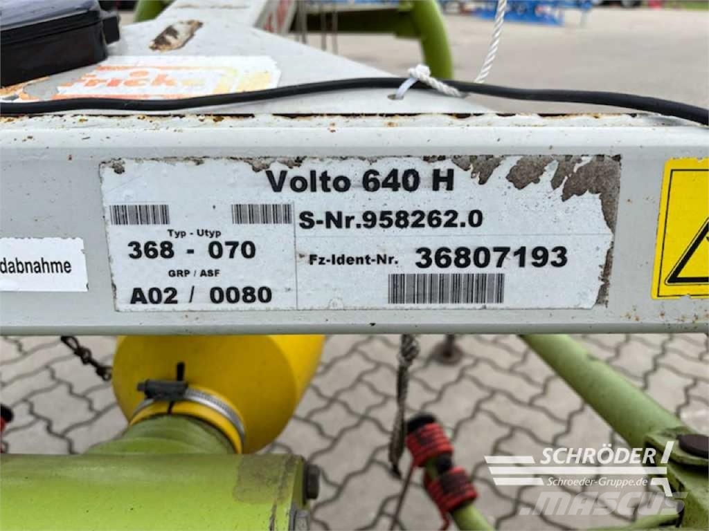 CLAAS VOLTO 640 H Kreiselheuer/-wender