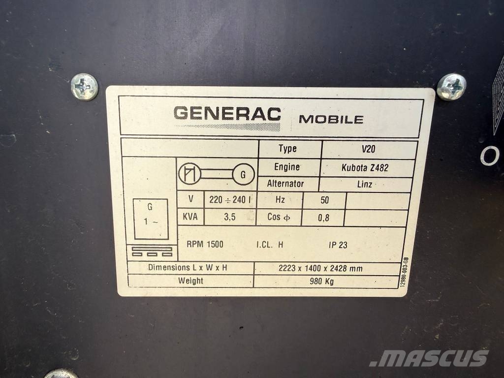 Generac Mobile V20 Andere Generatoren