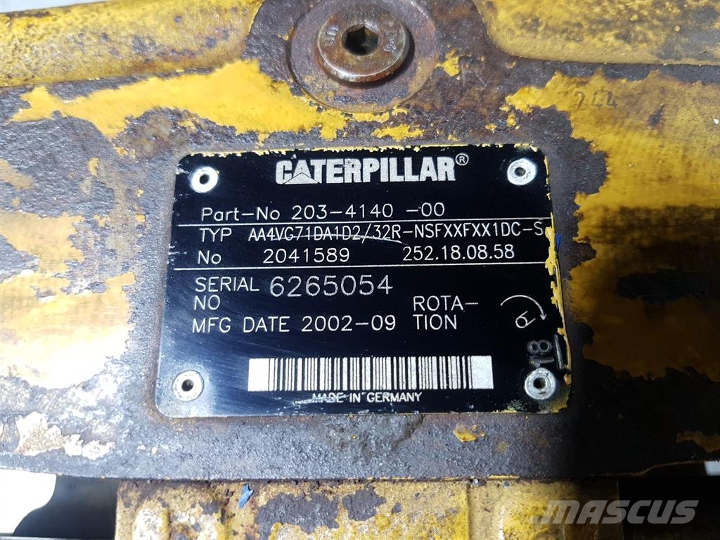 CAT 203-4140 - Drive pump/Fahrpumpe/Rijpomp Hydraulics
