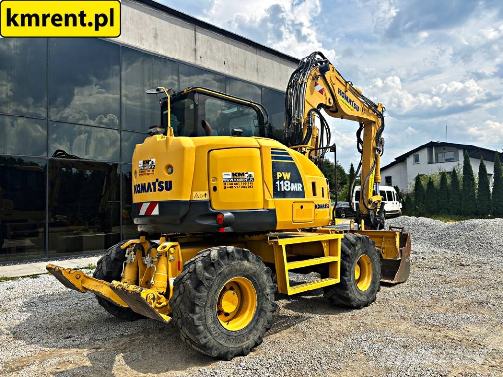 Komatsu PW 118 MR-8 KOPARKA KOŁOWA ROTOTILT 2017R | LIEBHE Escavatori gommati