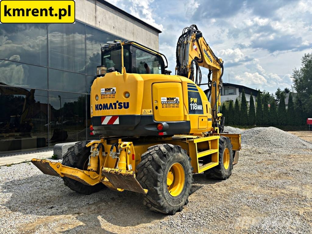 Komatsu PW 118 MR-8 KOPARKA KOŁOWA ROTOTILT 2017R | LIEBHE Escavatori gommati