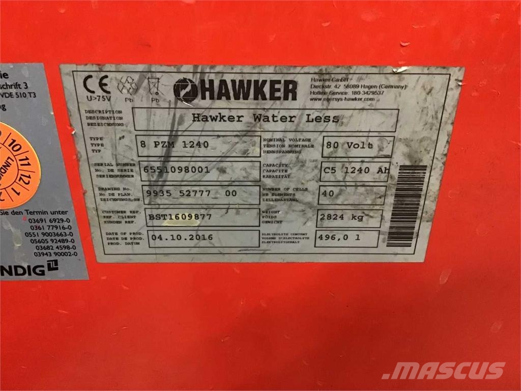 Linde E80 El gaffeltrucks