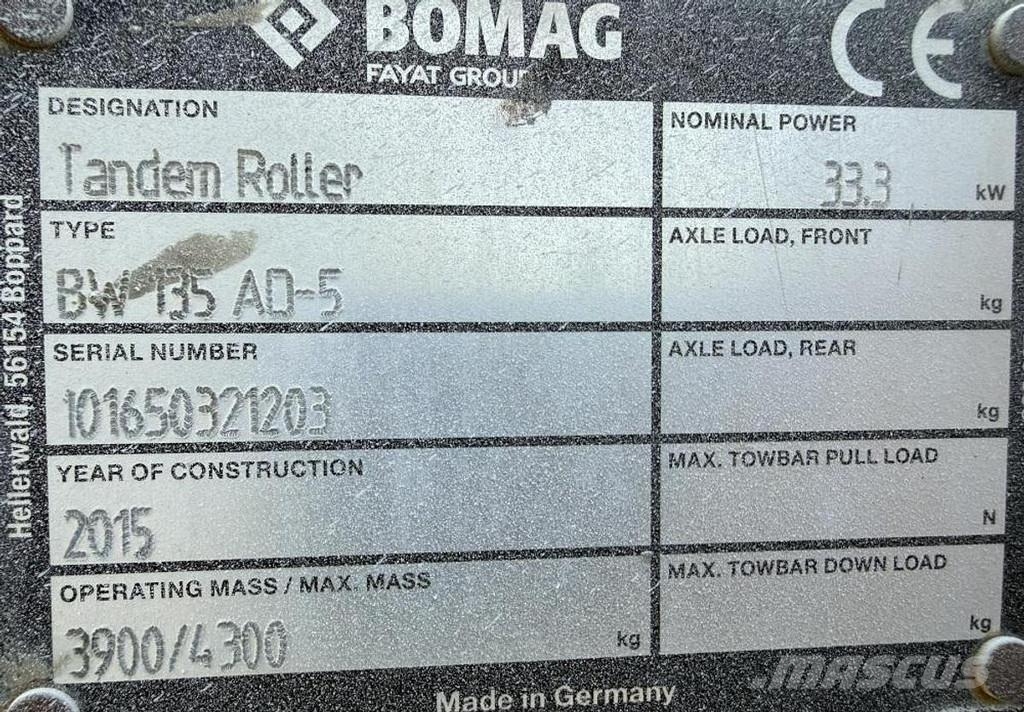 Bomag BW 135 AD-5 Twin drum rollers