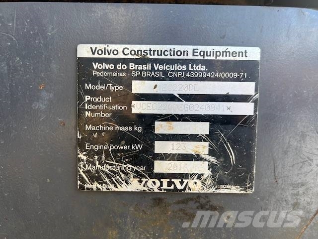 Volvo EC 220 DL Bageri guseničari