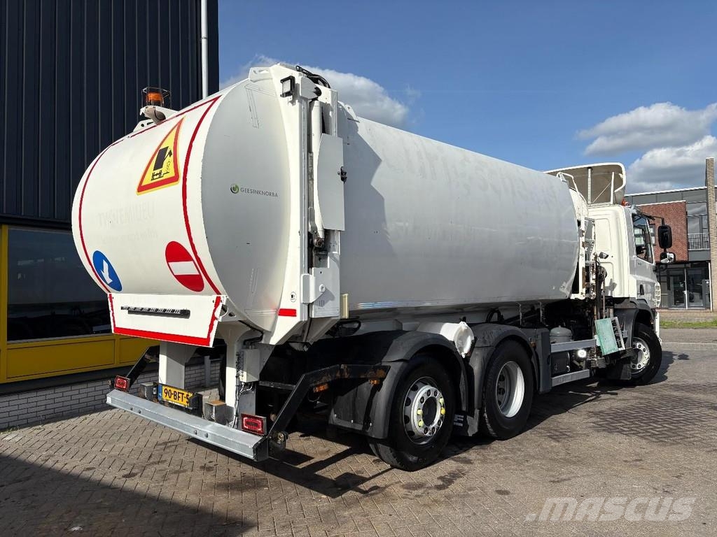 DAF CF 290 + GARBAGE TRUCK + 6X2 + LIFT/STEERING AXLE Atkritumu izvešanas transports