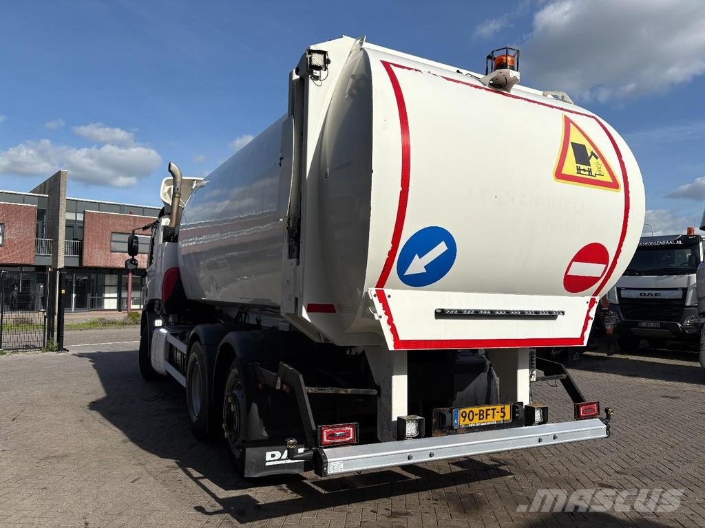 DAF CF 290 + GARBAGE TRUCK + 6X2 + LIFT/STEERING AXLE Atkritumu izvešanas transports