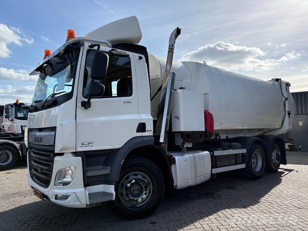DAF CF 290 + GARBAGE TRUCK + 6X2 + LIFT/STEERING AXLE Atkritumu izvešanas transports