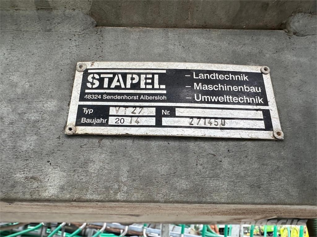 Bergmann HTW 65 + Stapel Gülleaufbau VT 27 Oprema za rukovanje i postavljanje