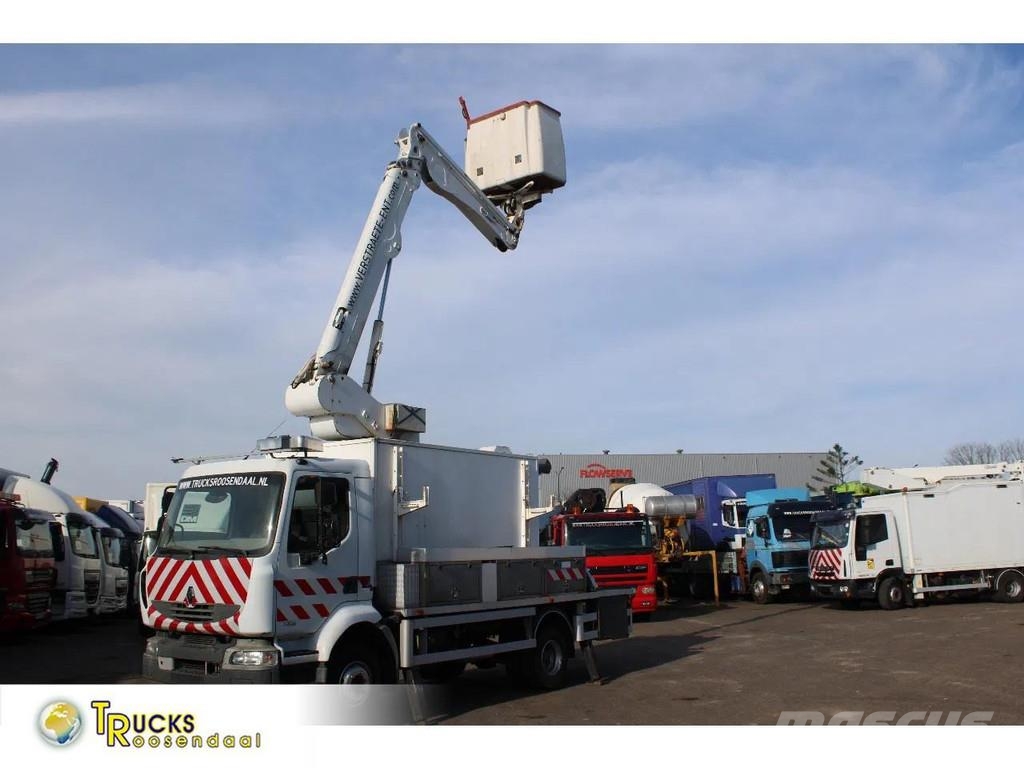 Renault Midlum 220 + manual + 16 meter Plataformas sobre camión