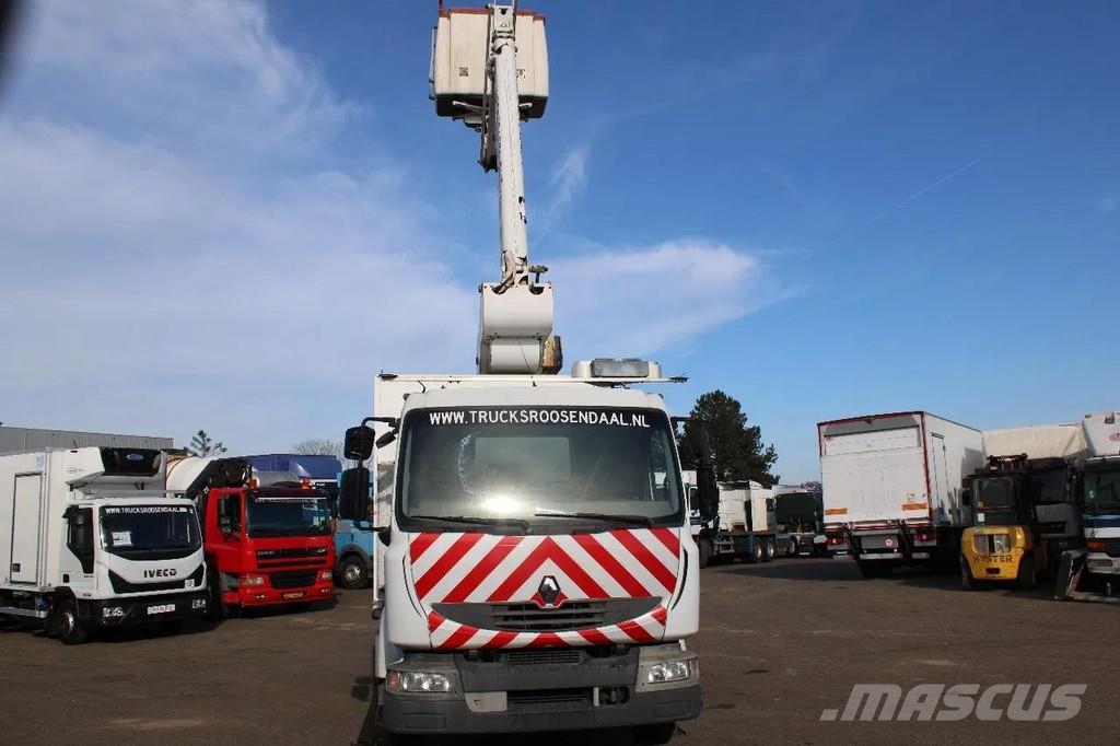 Renault Midlum 220 + manual + 16 meter Plataformas sobre camión