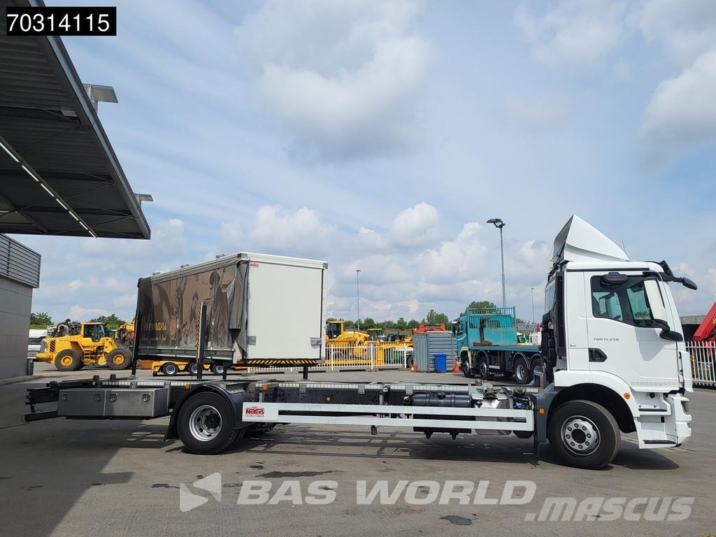 MAN TGM 15.250 4X2 42.000 kms! 15 tons marktwagen BDF Savivarčiai su kabeliniu keltuvu